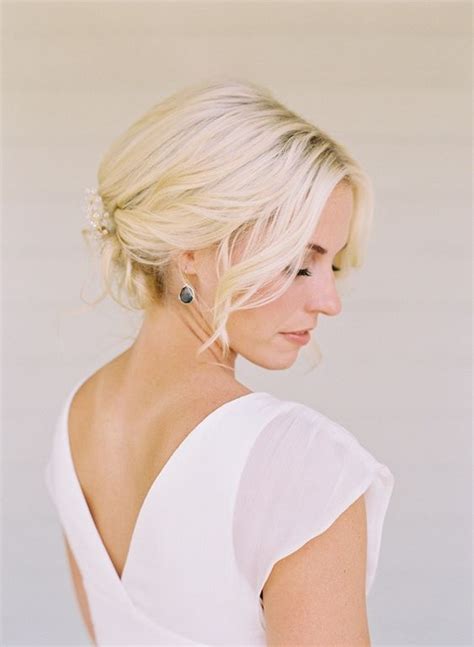 12 Short Wedding Hairstyles For Brides Pretty Short Wedding Hair Ideas