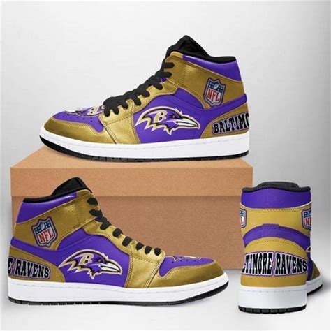 Baltimore Ravens Nfl Football Air Sneakers Jordan Sneakers Sport V114