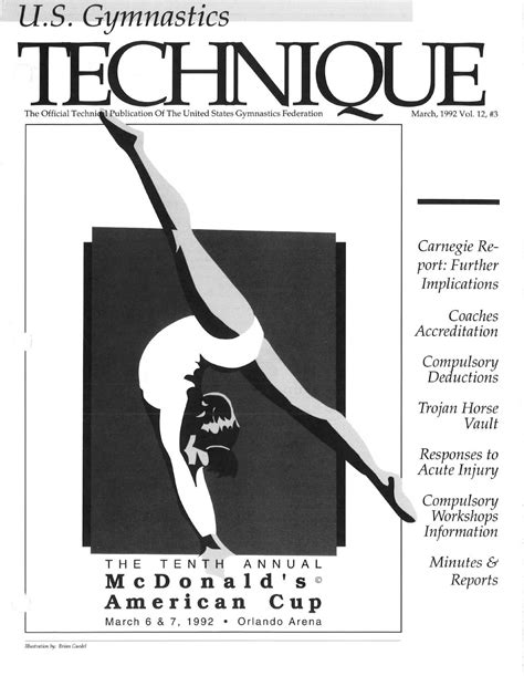 Technique Magazine March 1992 By Usa Gymnastics Issuu