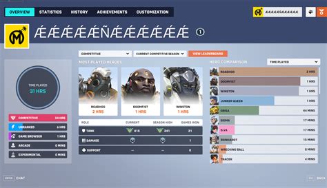 Ow2 S2 Grand Master 4 Tank Insane Top500 Stats Eu Id 192162011