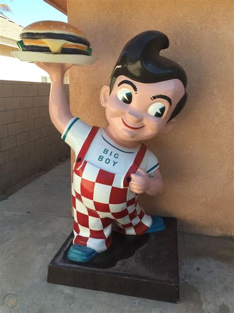 Original Bobs Big Boy Statue 7 Ft Tall Bought From A Closed Bobs
