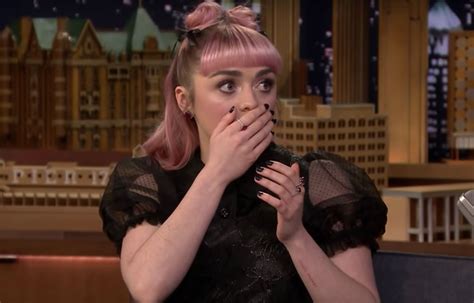 Watch Maisie Williams Accidentally Let Slip Game Of Thrones Spoiler On