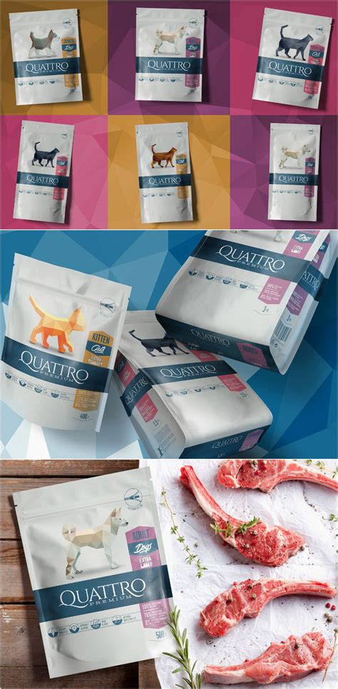 Quattro Pet Packaging Design Branding Design Graphic Design Masters