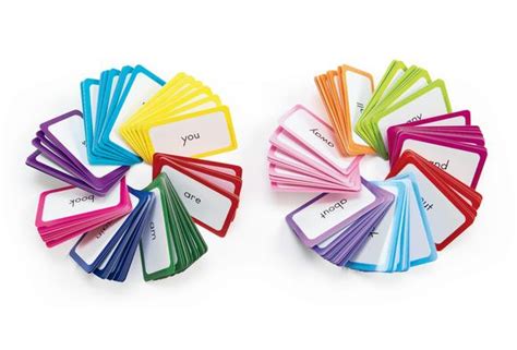 Each flash card contains 9 full color illustrations and their corresponding words. Sight Words Flash Cards - Printable Flashcards