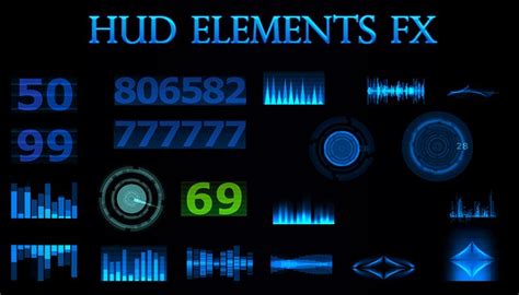 Hud Elements Fx Gamedev Market