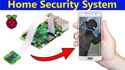Raspberry Pi Home Security System Project Stream Live Video YouTube