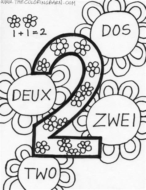 Number 2 Coloring Pages Coloring Home