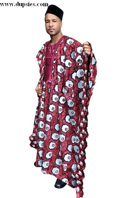 Nigerian Style Lace With Contrast Nigerian Style Embroidery For Men