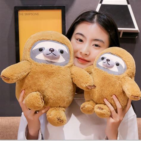 Cute Sloths Long Plush Toys Stuffed Animal Sloths Plush Dolls Toy