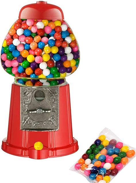 Denny International Dubble Bubble Red Gumball Gum Vending Machine Bank