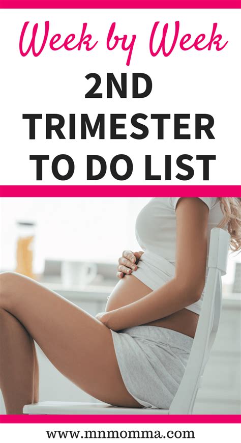 Weekly Pregnancy Checklist Second Trimester Artofit