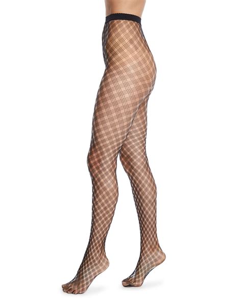 Wolford Bobbi Large Net See Through Tights Neiman Marcus