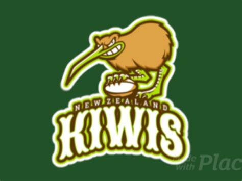Placeit Animated Sports Logo Template Featuring A Fierce Kiwi Bird