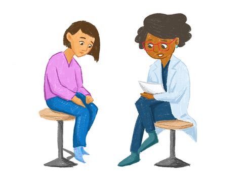 Sad Patient Talking To Doctor By Ruby Chen On Dribbble