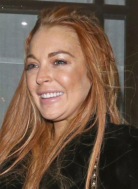 Lindsay Lohan Double Chin Celebrity Smiles Double Chin Chin