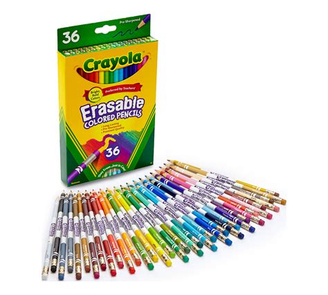 Erasable Colored Pencils 36ct Coloring Set Crayola
