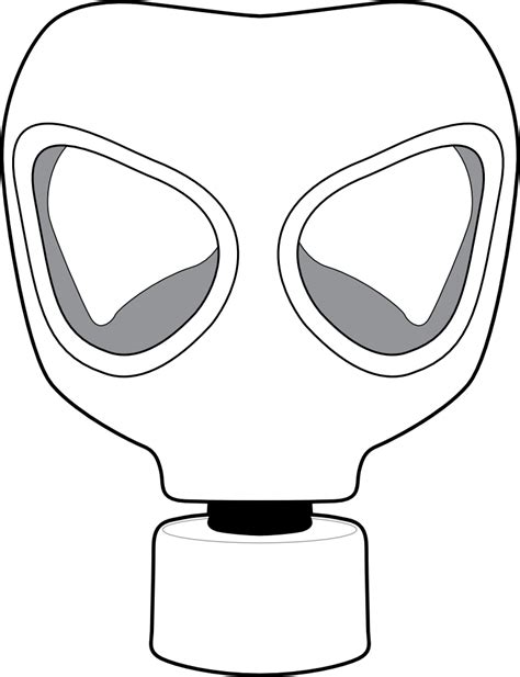 Onlinelabels Clip Art Gas Mask