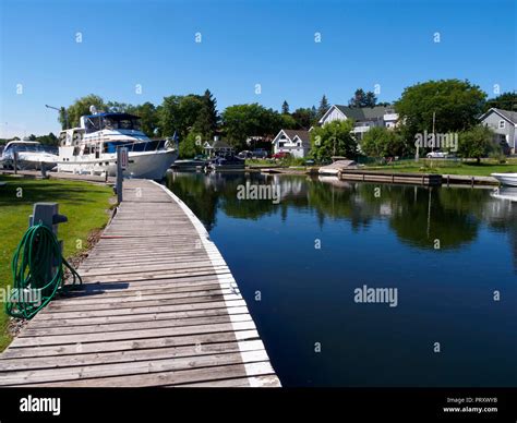 Westport Harbour Westport Ontario Stock Photo Alamy
