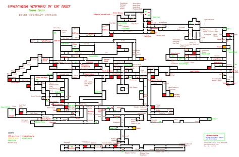 Castlevania Symphony Of The Night Normal Castle Map Map For