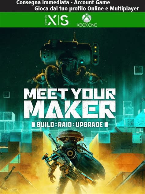 Meet Your Maker Xbox One Account Series Xs No Code Wondergames