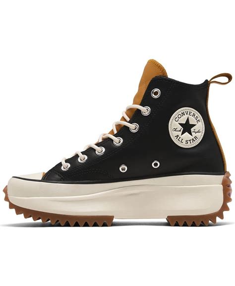 Converse Womens Run Star Hike Leather Platform Sneaker Boots From