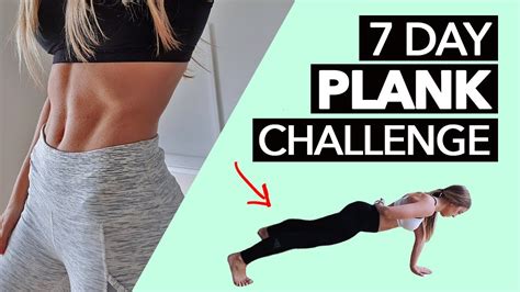 7 Day Plank Challenge Just 5 Minutes A Day Youtube