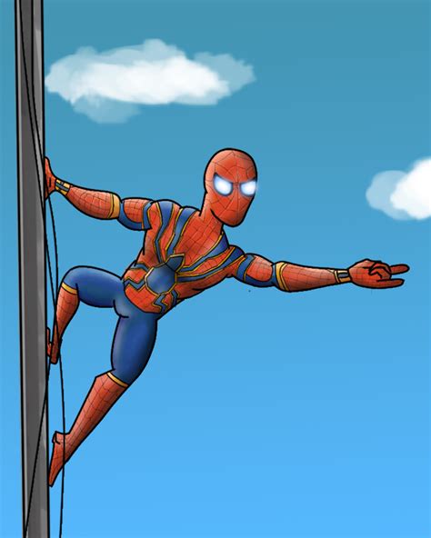 Spider Man Ps4 Iron Spider Fan Art By Captainthinker On Newgrounds