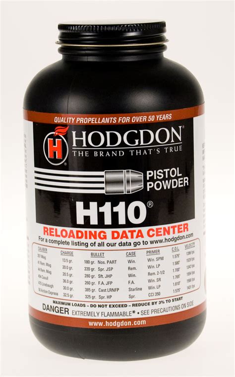 Hodgdon H110 Pistolshotgun Powder 1lb Kygunco