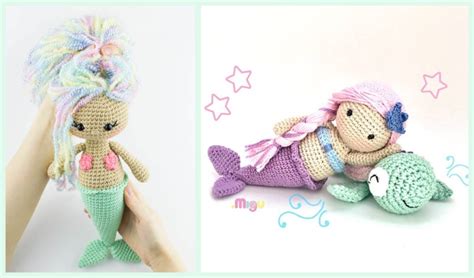 Amigurumi Mermaid Free Patterns In 2020 Crochet Doll Tutorial
