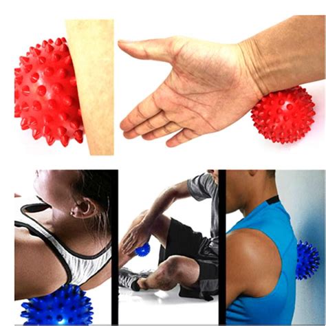 Buy 7cm Massage Ball Roller Reflexology Stress Relief For Body Yoga Massage Balls Pvc At