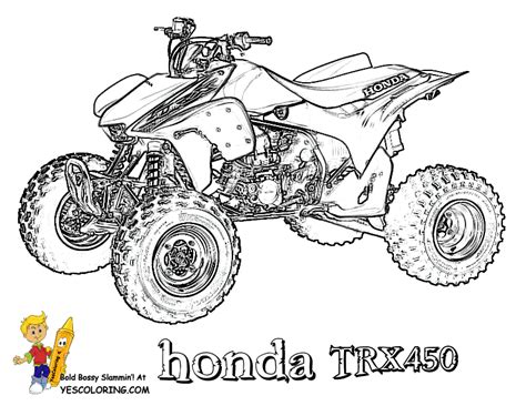 This coloring page belongs to these categories: Brawny ATV Coloring Pages | ATV | Free Coloring | 4 ...