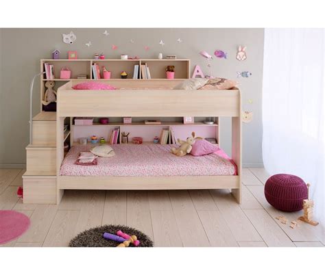 Bibop 2 Twin Over Twin Bunk Bed With Trundle Betten Für Kinder Coole Etagenbetten Etagenbett