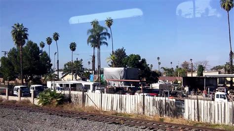 Metrolink Train Riverside Downtown To Riverside Lasierra Station Youtube