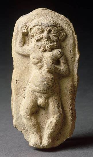 Babylonian Pottery Figure Of Humbaba 2nd Millenium Bc Humbaba Is The