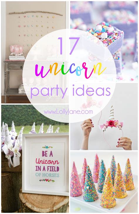 17 Unicorn Party Ideas Rainbow Unicorn Party Unicorn Themed Birthday