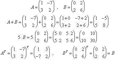 Im problem „transponieren einer matrix haben wir eine matrix angegeben. Kapitel 3: Matrizen, Matrixalgebra