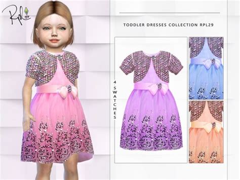The Sims Resource Toddler Dresses Collection Rpl29 By Robertaplobo