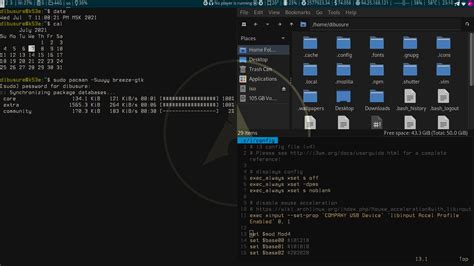 Arch Linux с Archinstall I3wm С багами но работает
