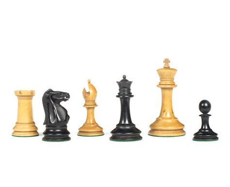 Bonhams A Staunton Boxwood And Ebony Chess Set Jaques London Circa