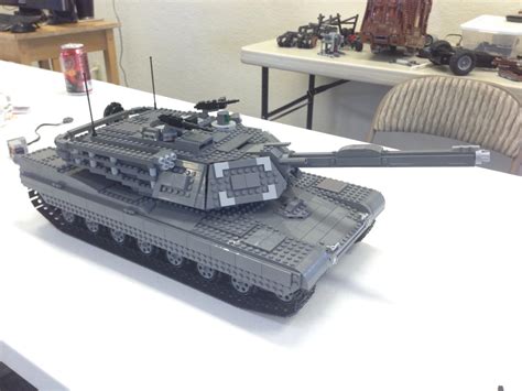 Huge Lego M1a2 Abrams Tank Lego