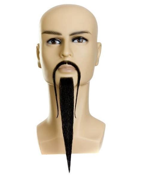 Fumanchu Chinese Oriental 100 Genuine Human Hair Moustache Beard Set
