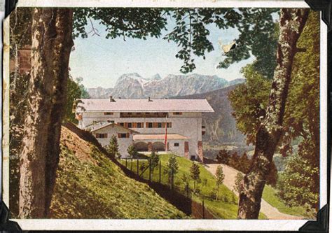Color Postcard Photos Of Hitlers Home The Berghof