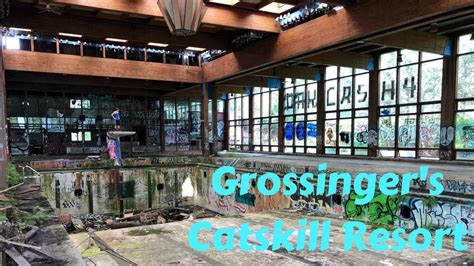 exploring the abandoned grossinger s resort crazy swimming pool inside youtube