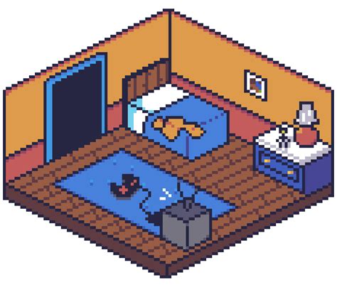 Oc Newbie Cc My First Try At Isometric Pixel Art Thoughts R