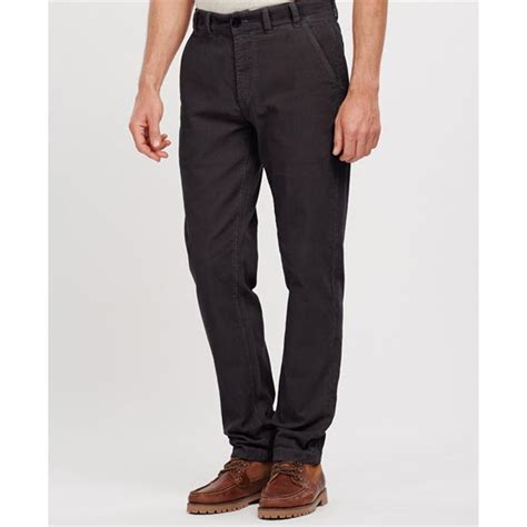 barbour neuston stretch cord trousers men navy flannels