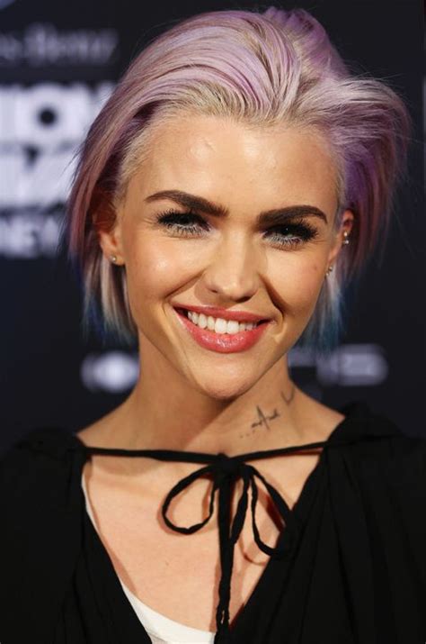 Ruby Rose Long And Short Hair Beauty And Makeup Looks Tattoos And More