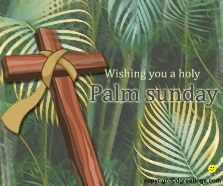 We won't have real palm branches to wave this year and will be watching our church service online, but we wanted to share a verse of this palm sunday hymn. 20+ Happy Palm Sunday Wish Pictures