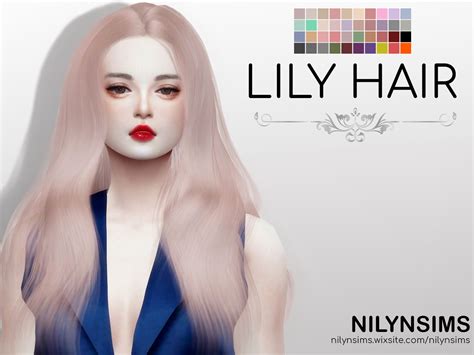 Lily Hair At Nilyn Sims 4 Sims 4 Updates