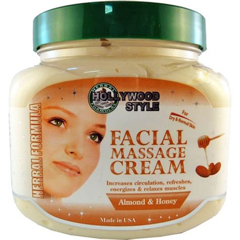 Hollywood Style Facial Massage Cream Almondandhoney