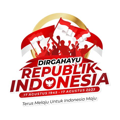 Cartão De Felicitações De Hut Ri 78 Dia Da Independência Da Indonésia